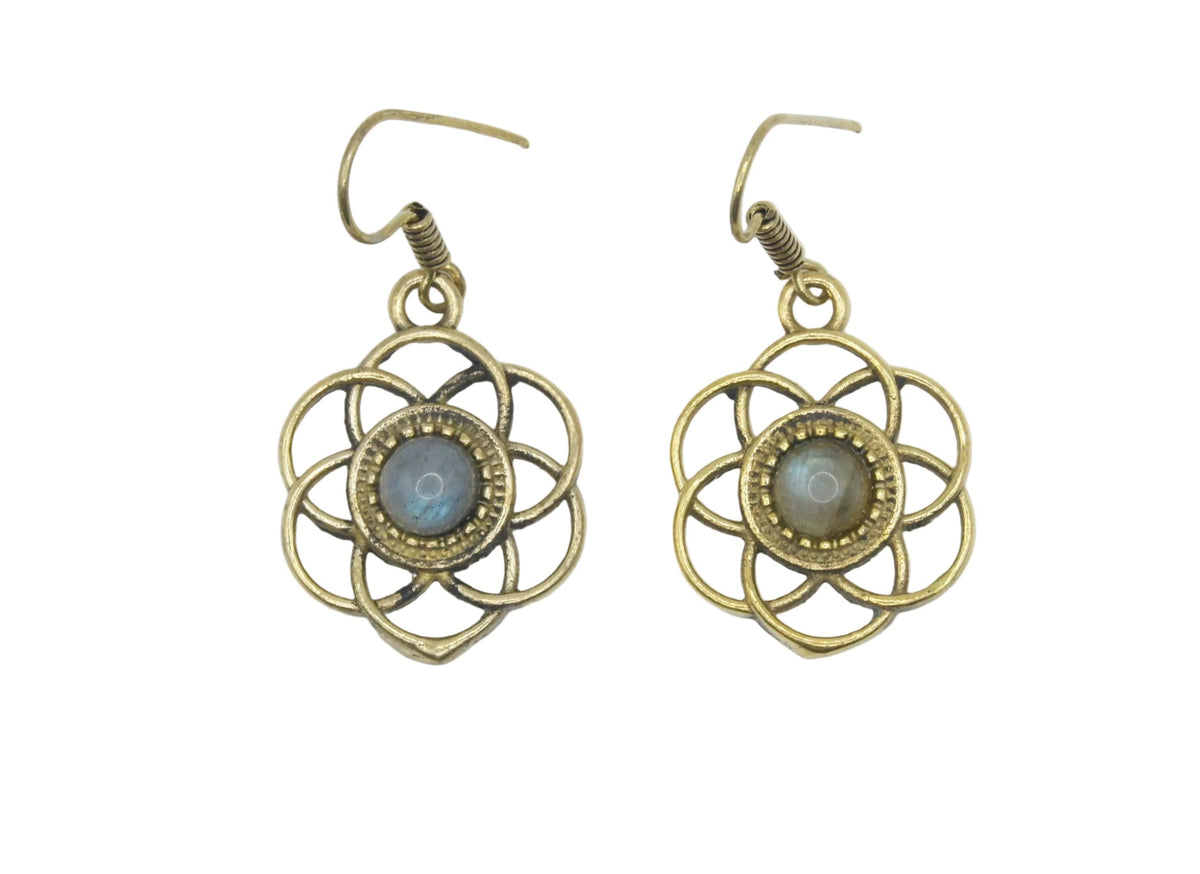Pendientes con piedra - Layla