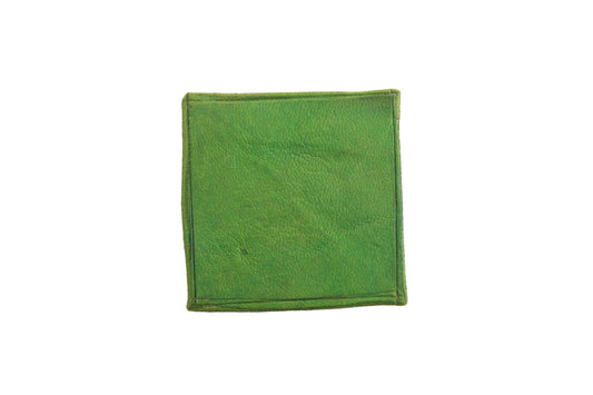Monedero de Cuero Verde