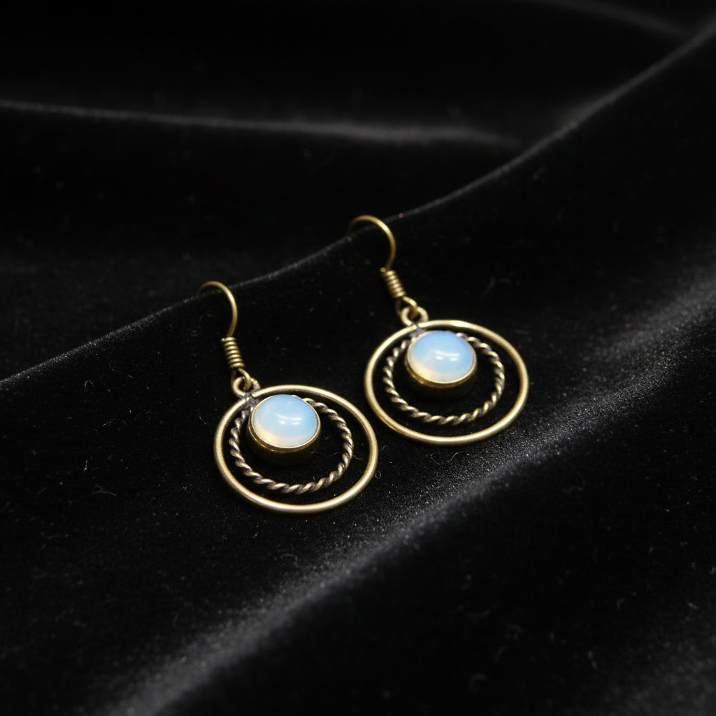 Pendientes Piedra Opalita 3