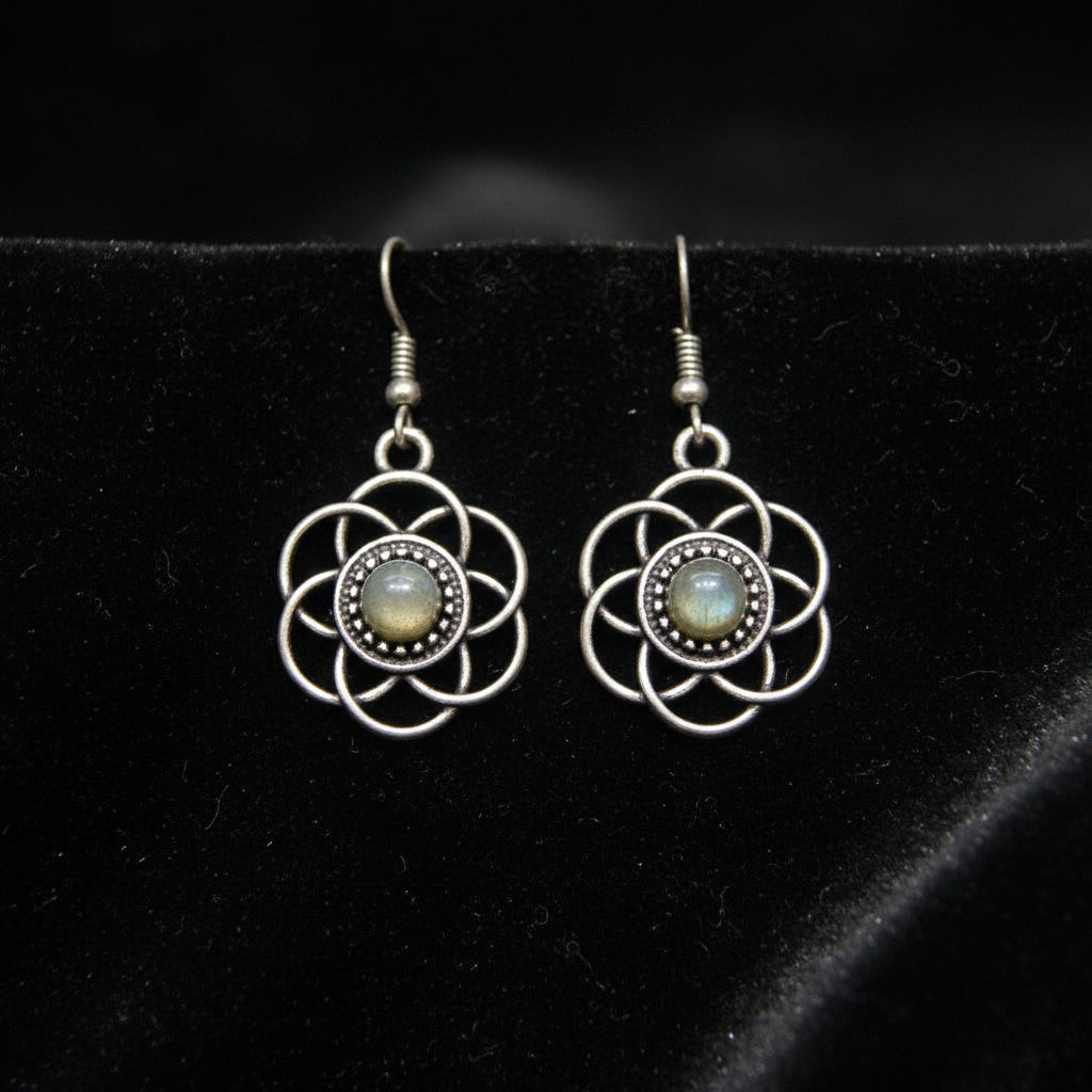 Pendientes Piedra Labradorita