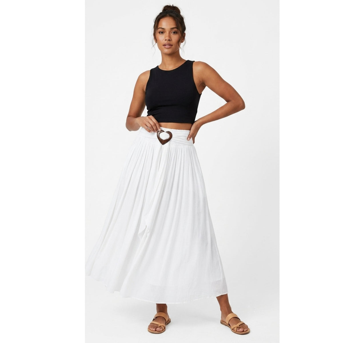Falda/ Vestido algodón - Blanca