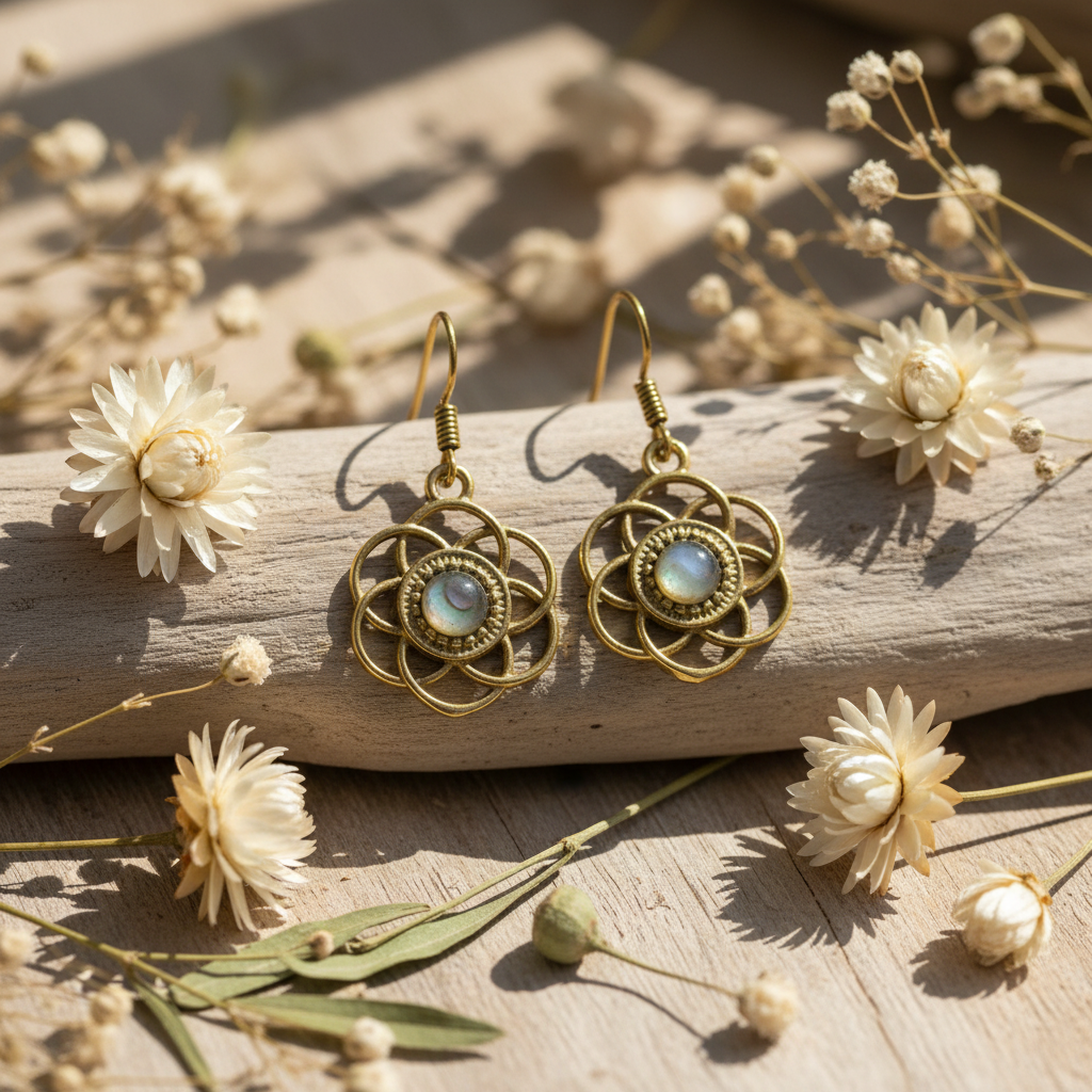 Pendientes con piedra - Layla