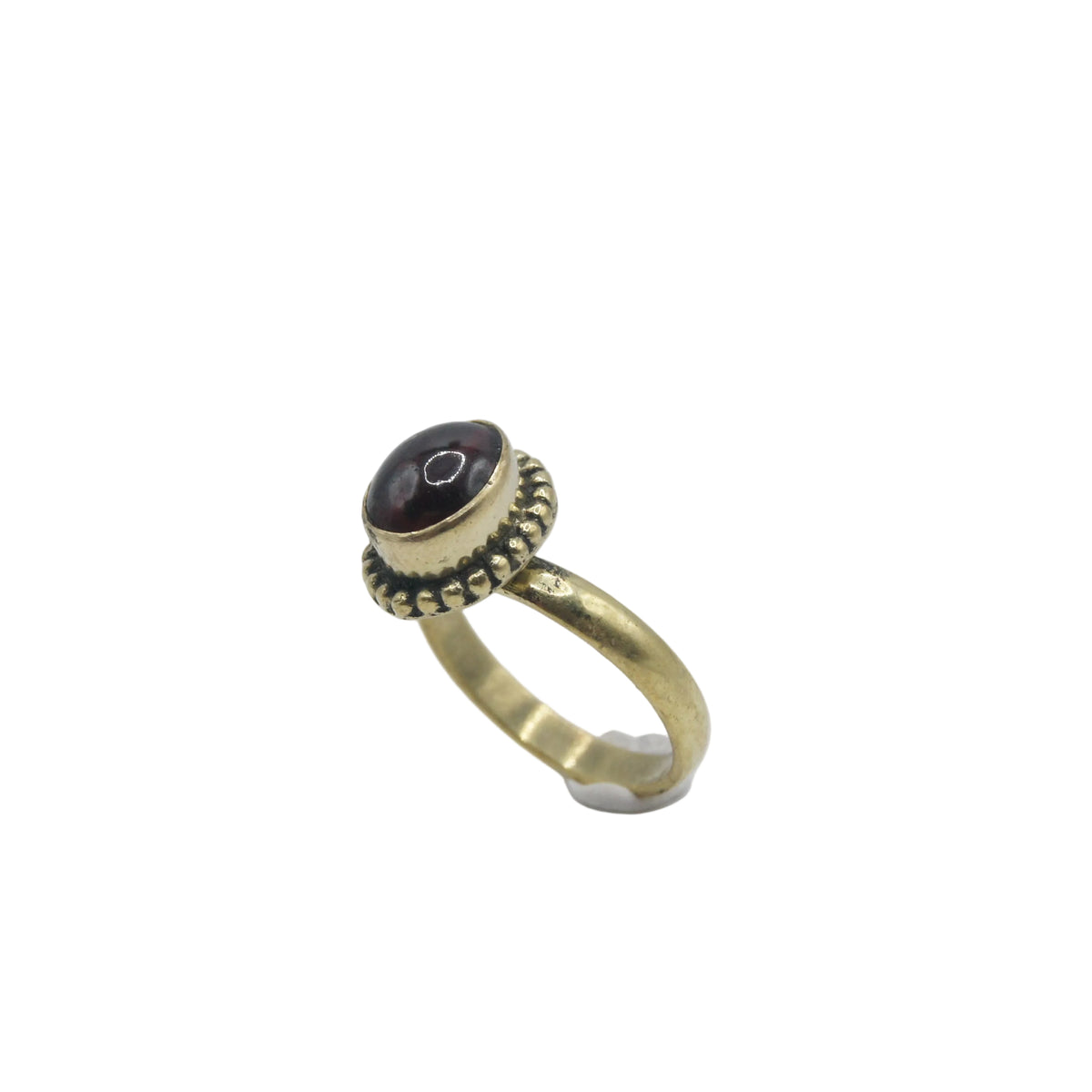 Anillo de Latón - Granate
