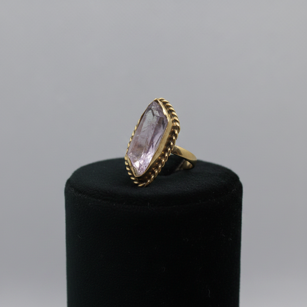 Anillo de Latón - Amatista (México)