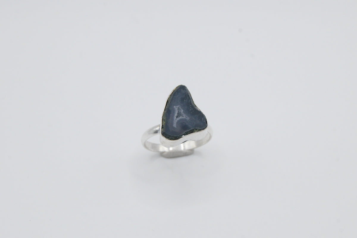 Geoda de Ágata- Anillo Latón