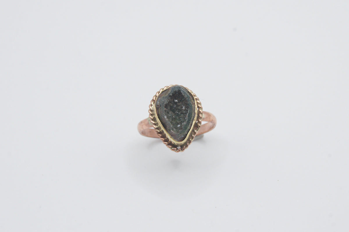 Anillo de Latón- Geoda (México)