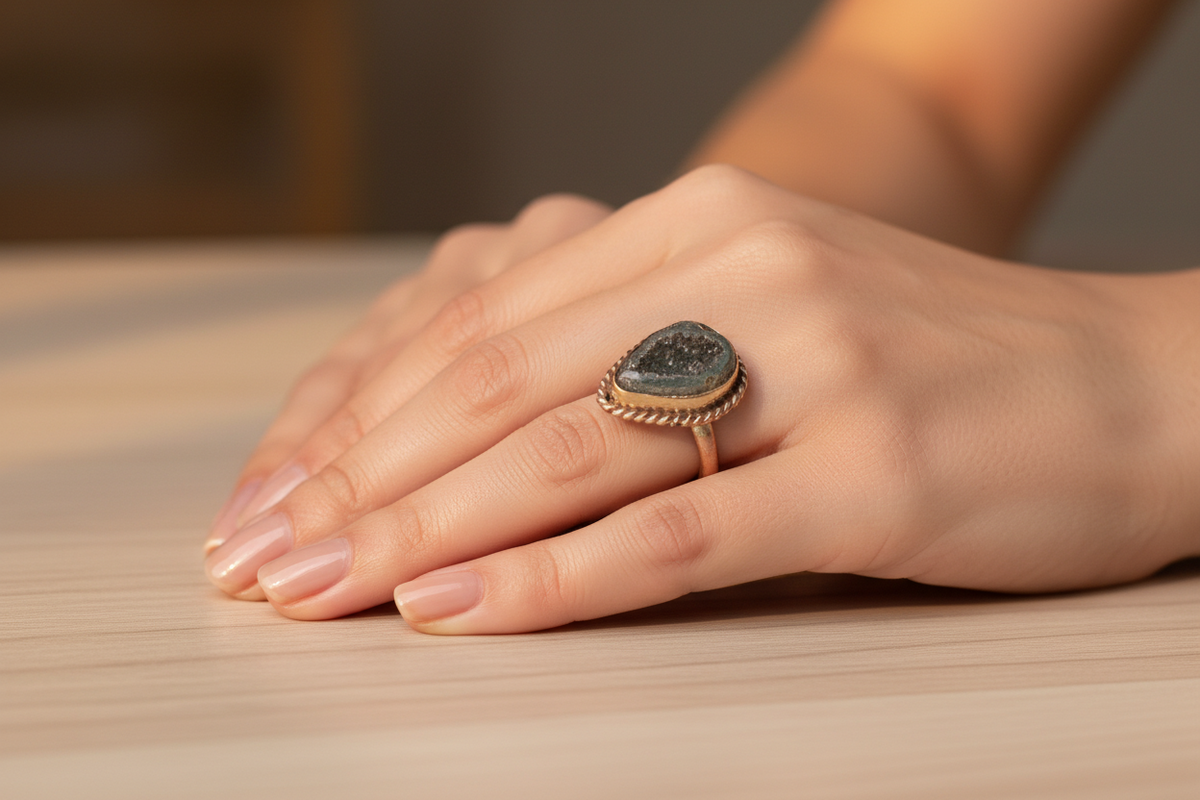 Anillo de Latón- Geoda (México)