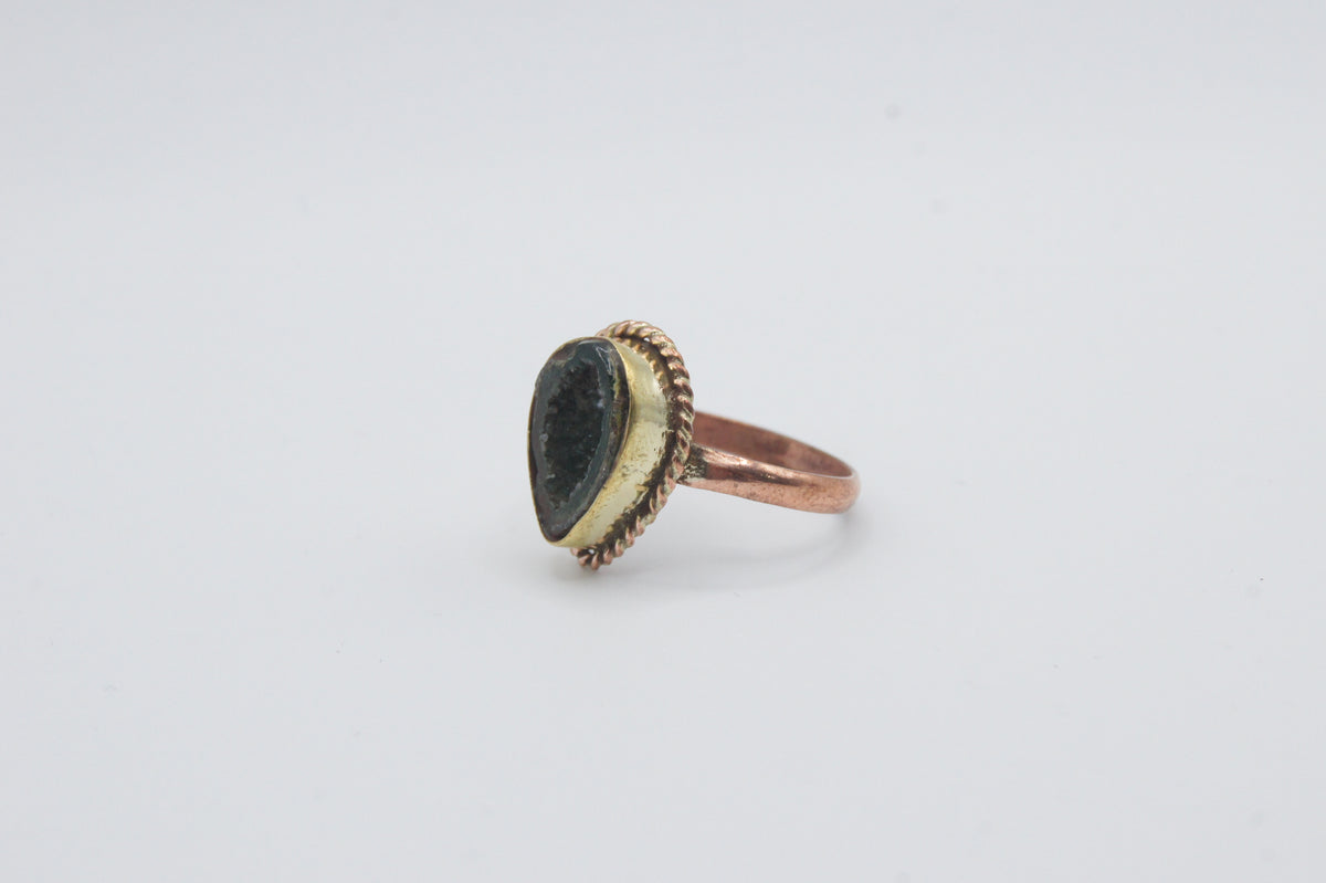 Anillo de Latón- Geoda (México)