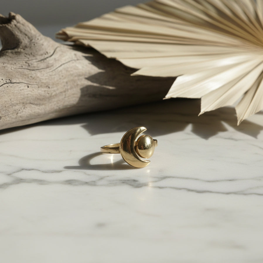 Anillo Luna · Latón