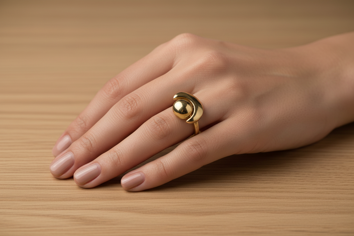 Anillo Luna · Latón