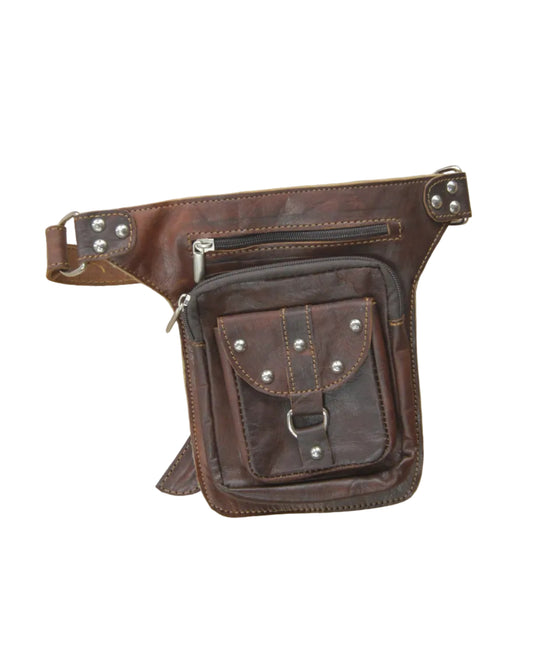 Riñonera de cuero