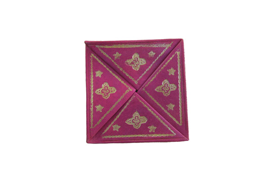 Monedero de Cuero Rosa