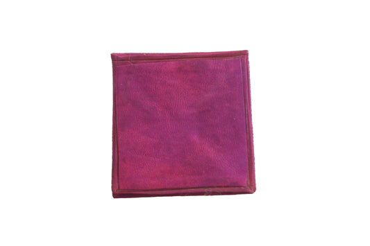 Monedero de Cuero Rosa