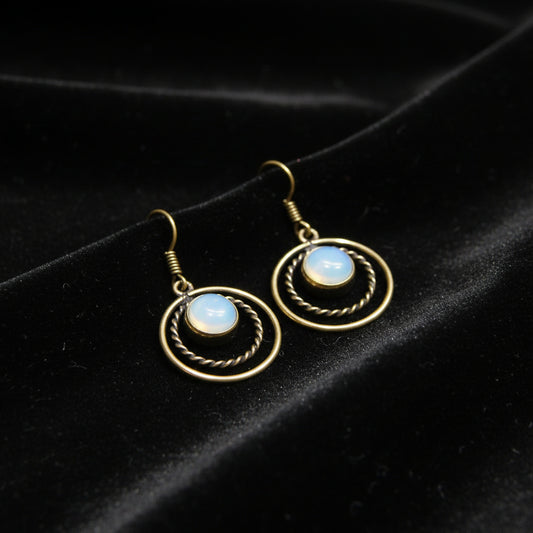 Pendientes Piedra Opalita 3
