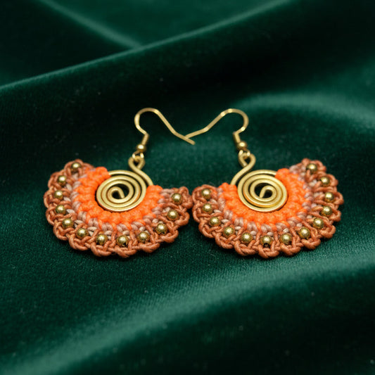 Pendientes Orange Eclipse