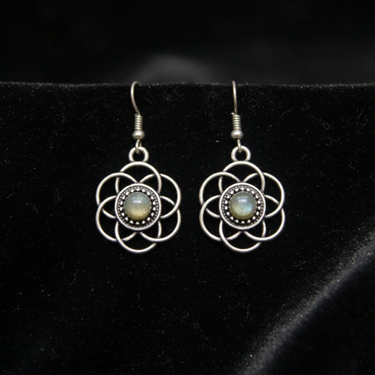 Pendientes Piedra Labradorita