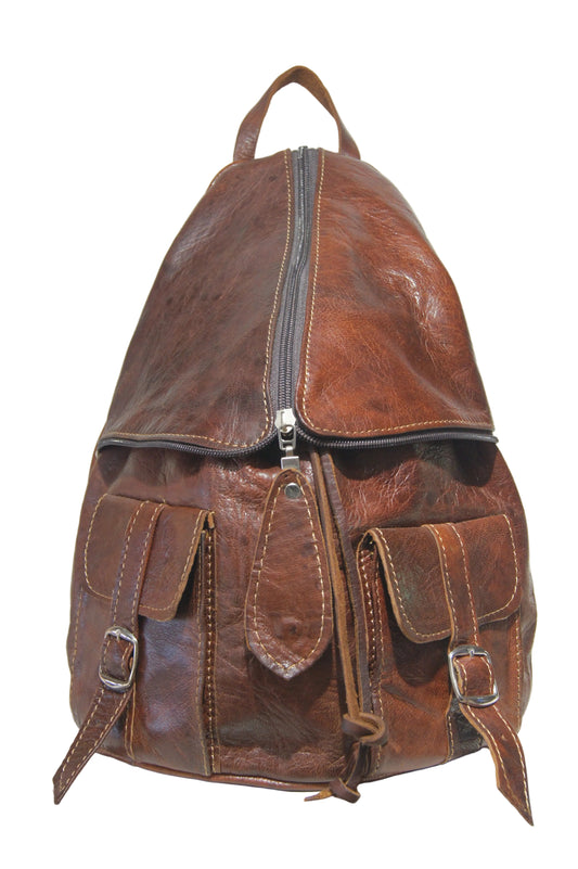 Mochila cuero