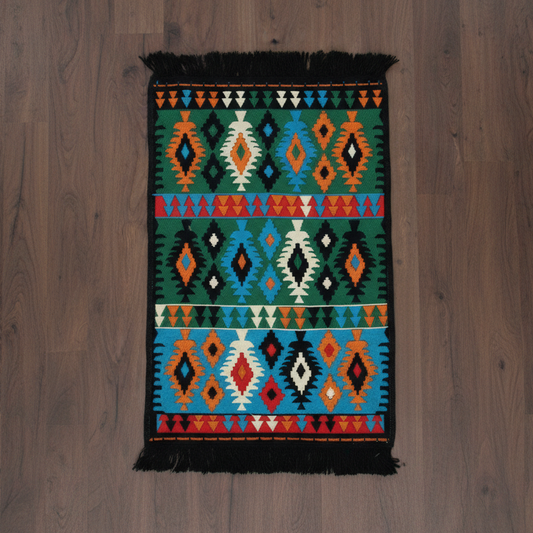 Ozlem - Alfombra Turquía Kilim Muliticolor 60x90cm