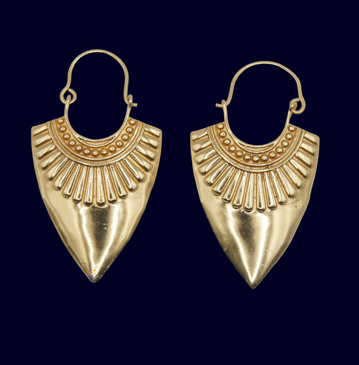 Menat - Pendientes Baño de Oro