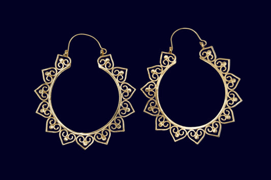 Ayse - Pendientes Baño de Oro
